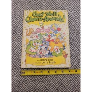2 Vintage 80s Childrens Books- Get Well Clown Arounds And Rupert Polly And Daisy
